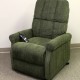 power lift recliner in sage green microfiber with single motor